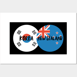 Korean New Zealander - Korea, New Zealand Posters and Art